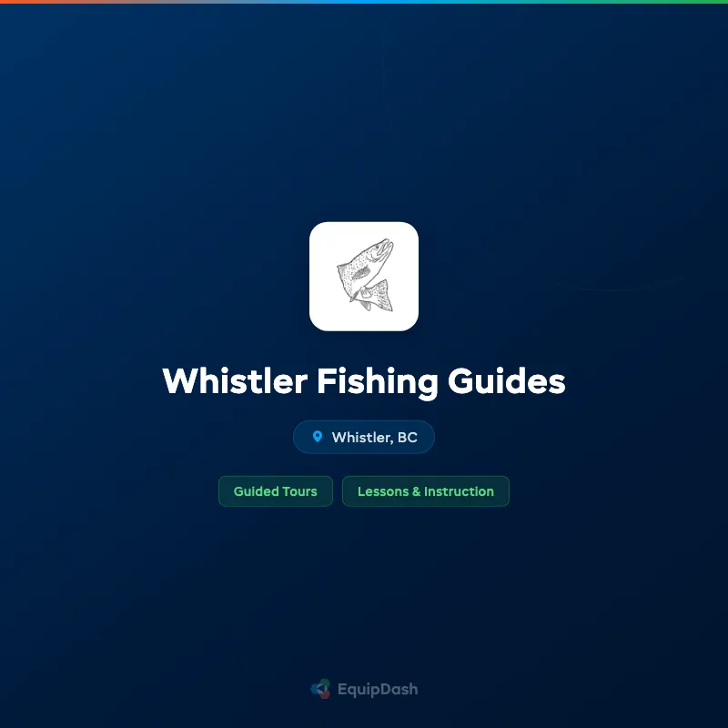 Whistler Fishing Guides