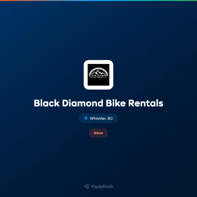 Black Diamond Bike Rentals