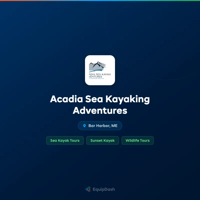 Acadia Sea Kayaking Adventures