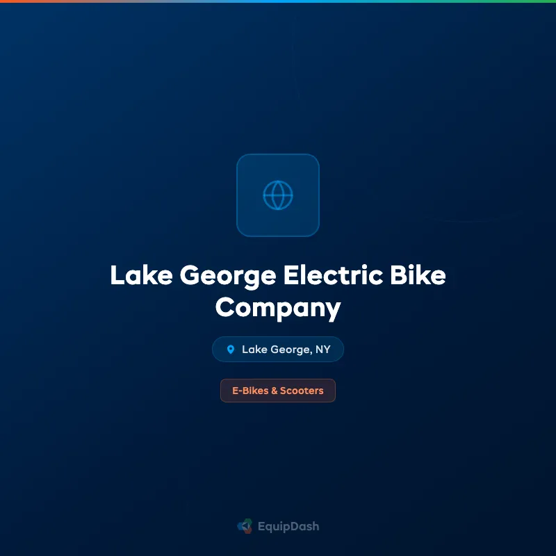 Lake George Electric Bike Company