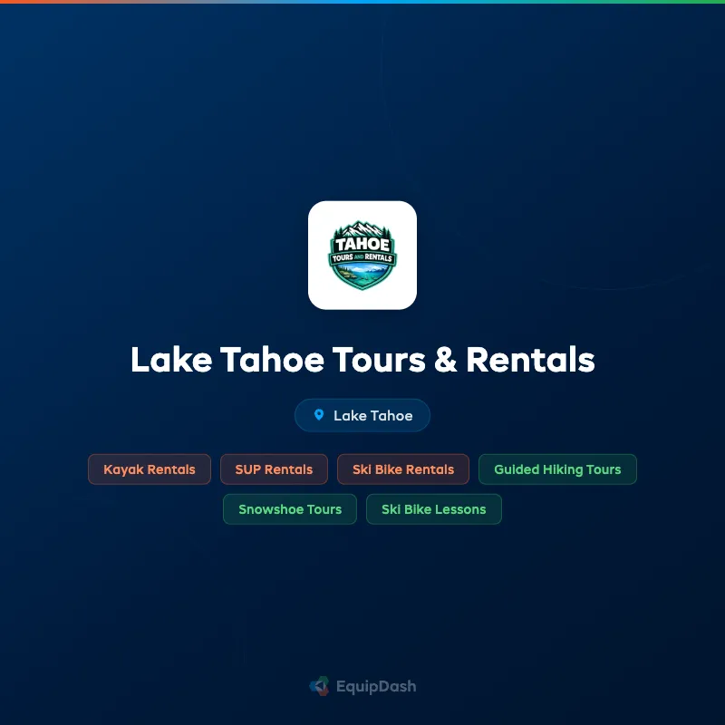 Lake Tahoe Tours & Rentals