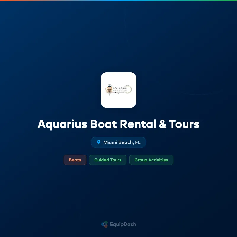 Aquarius Boat Rental & Tours