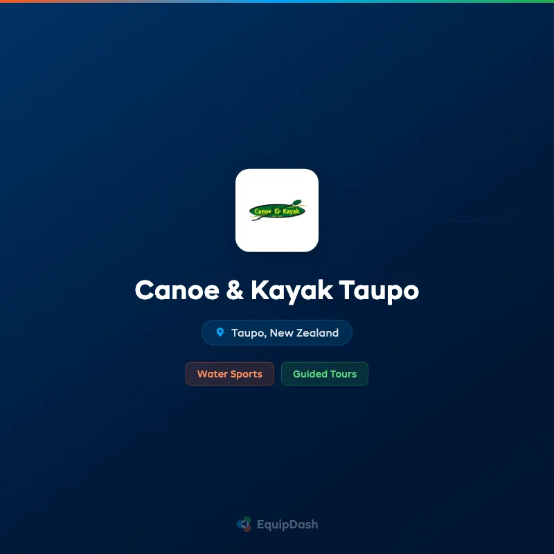 Canoe & Kayak Taupo