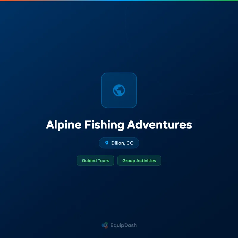 Alpine Fishing Adventures