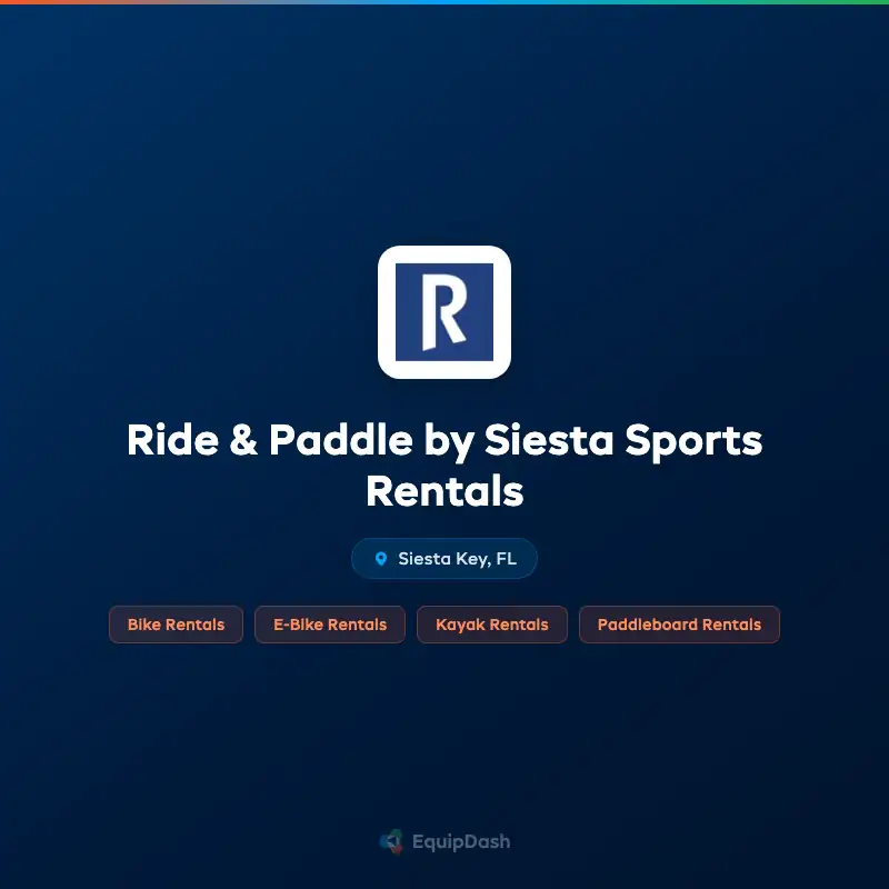 Ride & Paddle by Siesta Sports Rentals