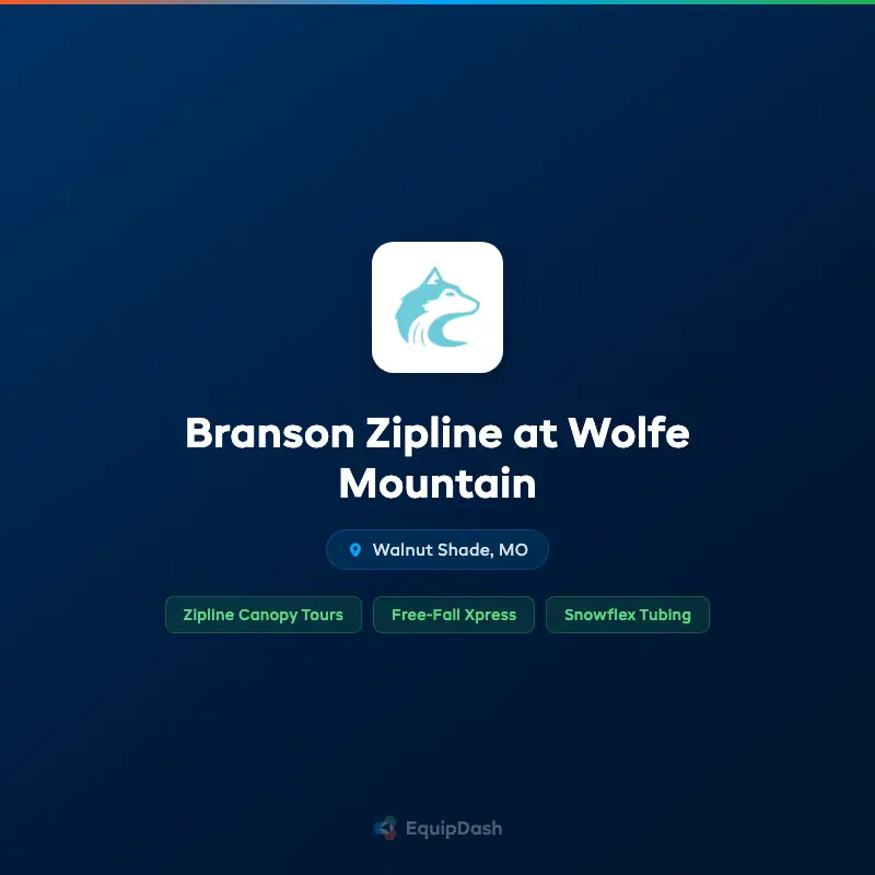 Branson Zipline at Wolfe Mountain