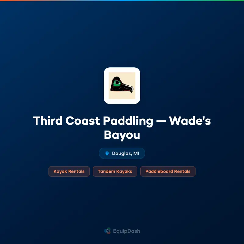 Third Coast Paddling — Wade's Bayou