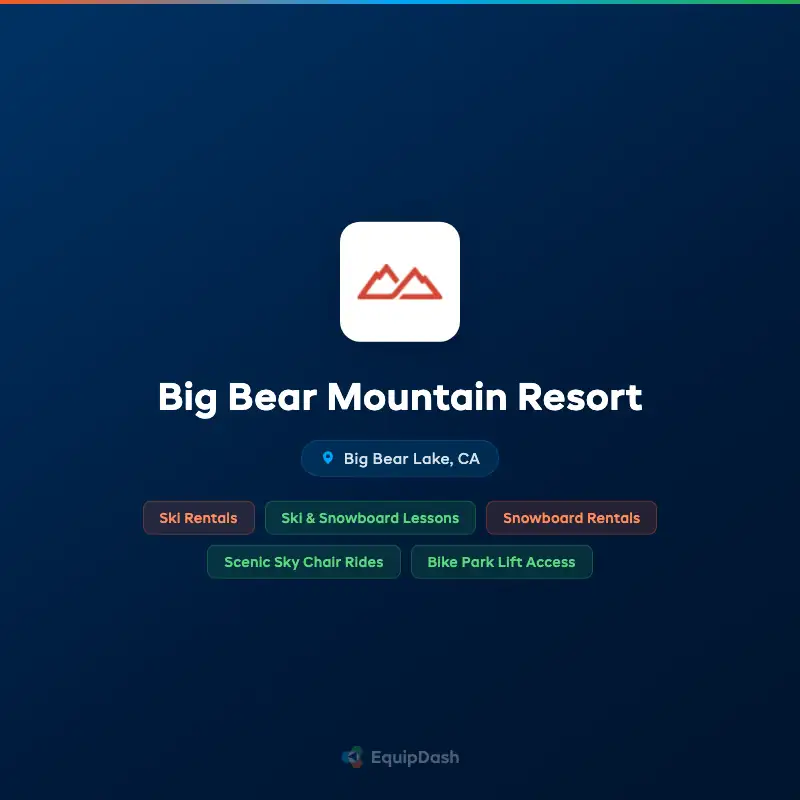 Big Bear Mountain Resort