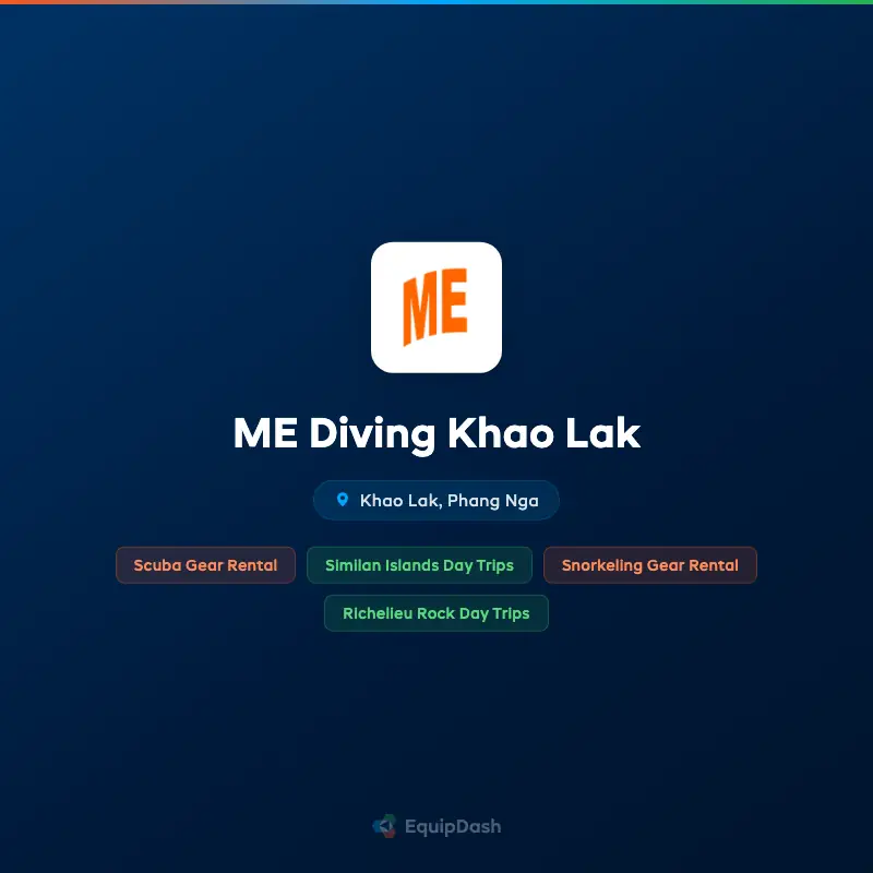ME Diving Khao Lak