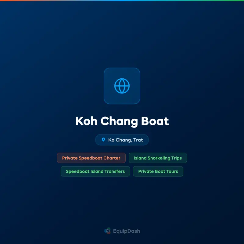 Koh Chang Boat