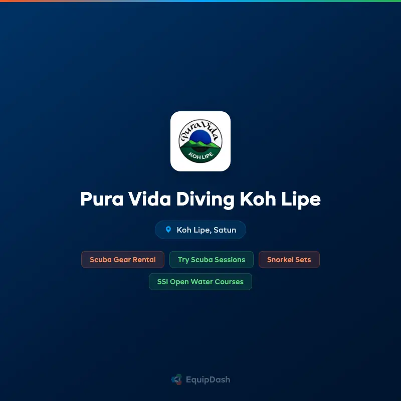 Pura Vida Diving Koh Lipe