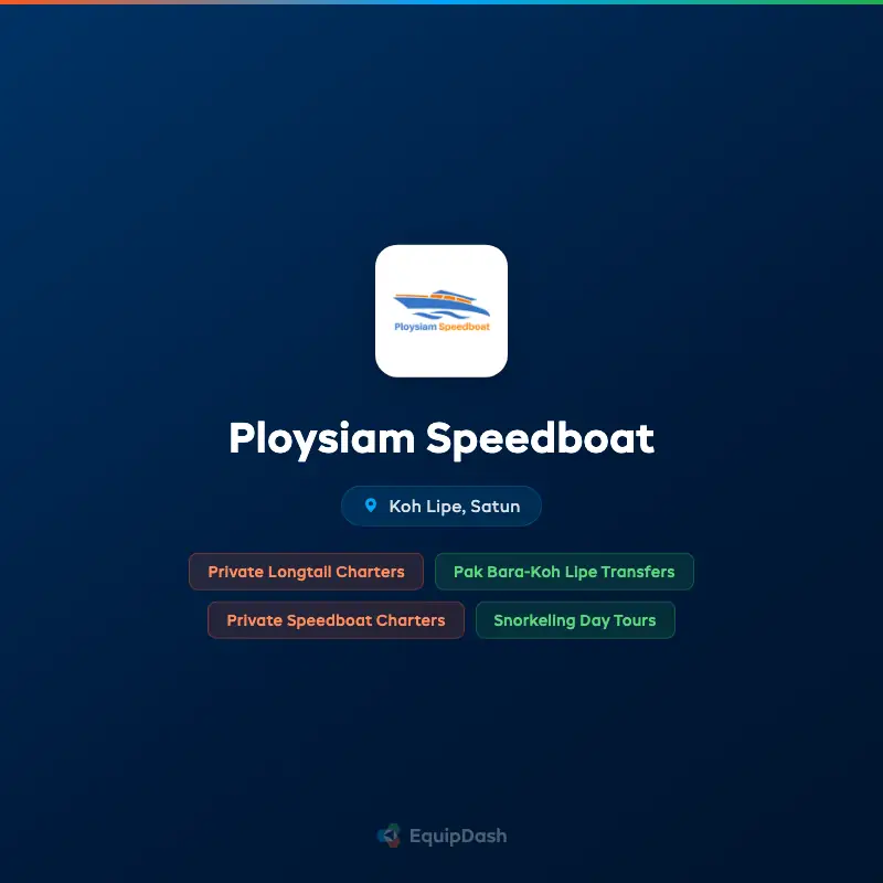 Ploysiam Speedboat