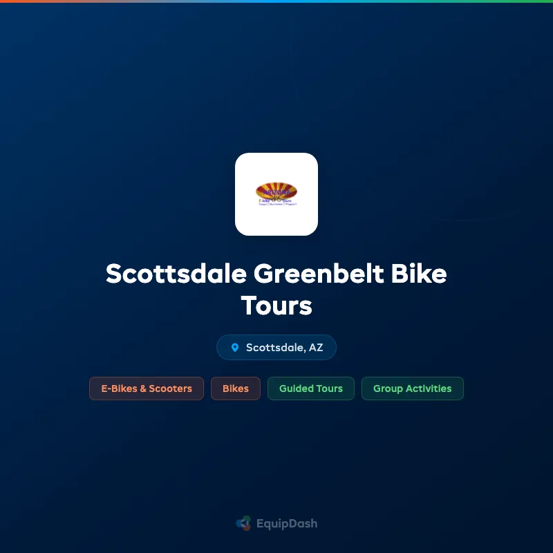 Scottsdale Greenbelt Bike Tours