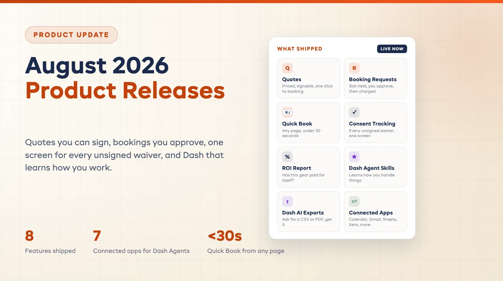 August 2026 Product Releases