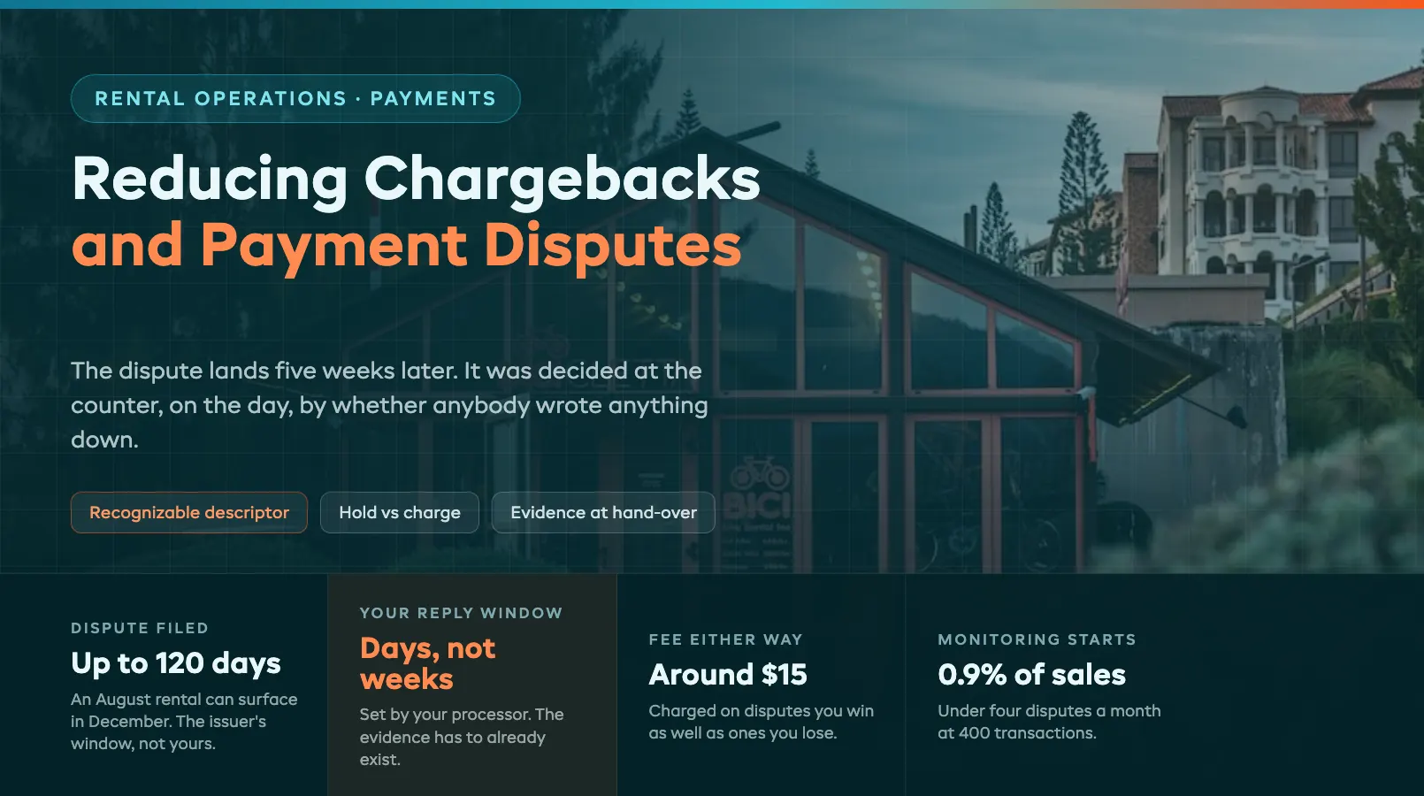 Reducing Chargebacks and Payment Disputes for Rental Operators