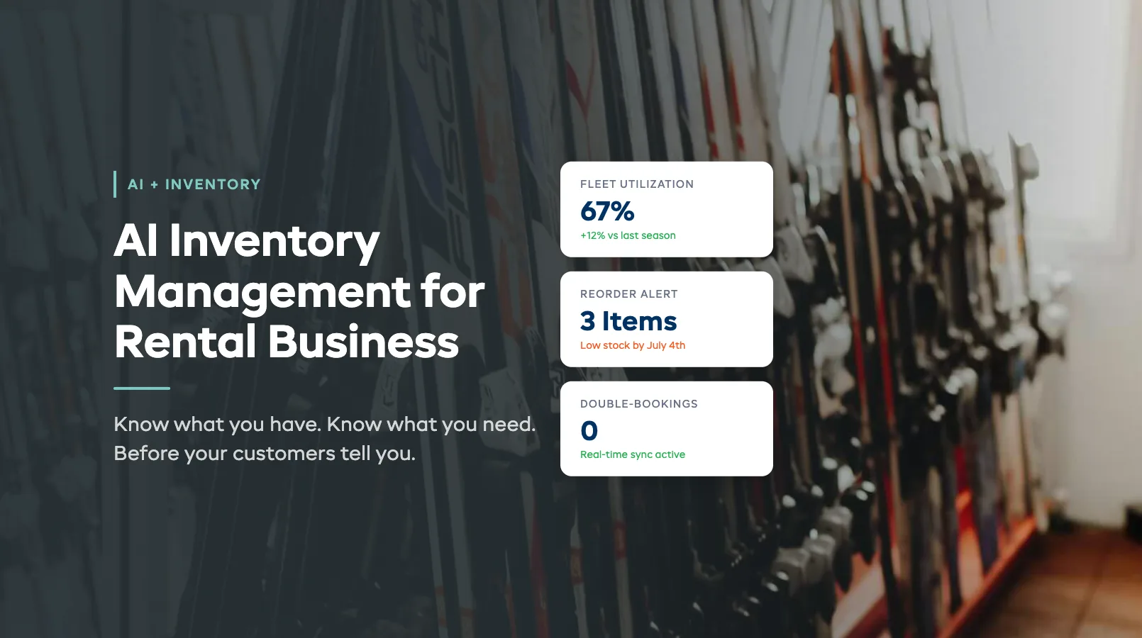 AI Inventory Management for Rental Business: Know What You Have, What You Need