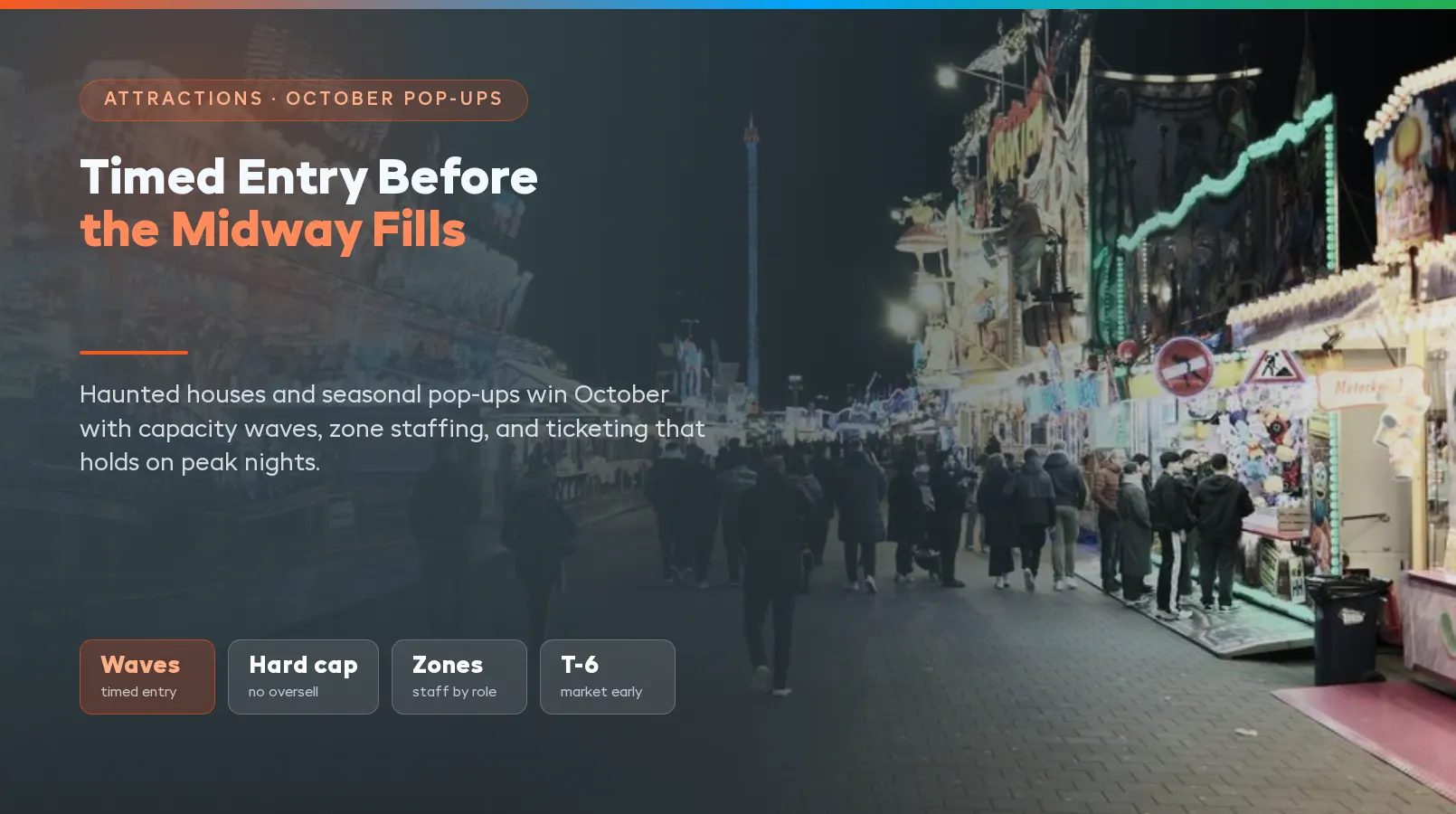 Haunted Attractions and Seasonal Pop-Ups: Ticketing October Events