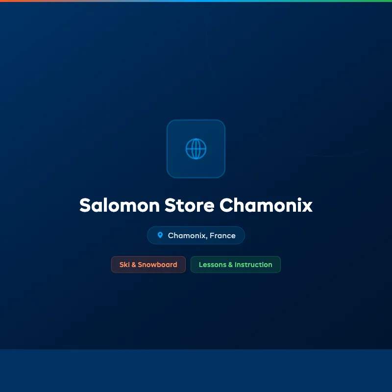 Salomon Store Chamonix