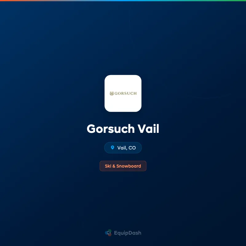 Gorsuch Vail