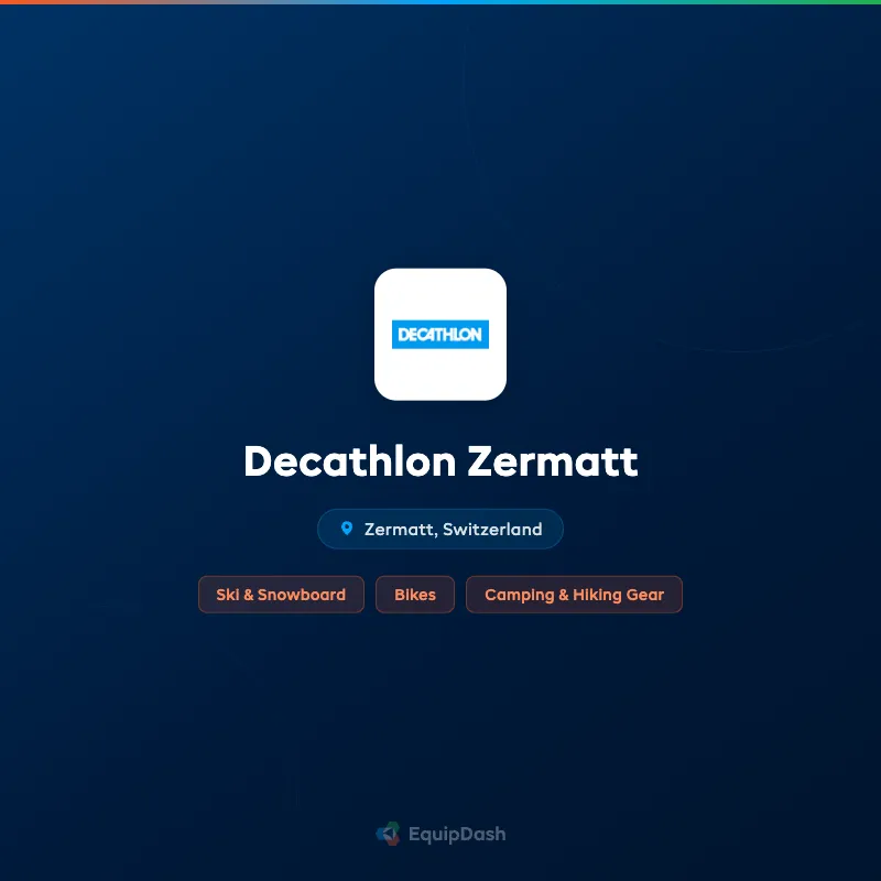 Decathlon Zermatt