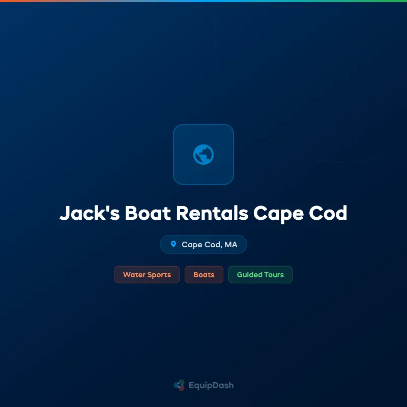 Jack's Boat Rentals Cape Cod