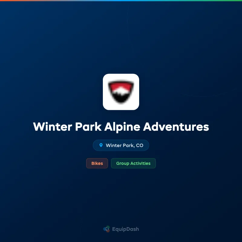 Winter Park Alpine Adventures