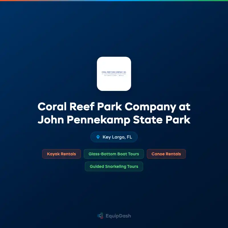Coral Reef Park Company at John Pennekamp State Park