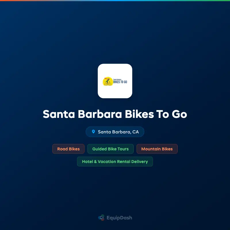 Santa Barbara Bikes To Go