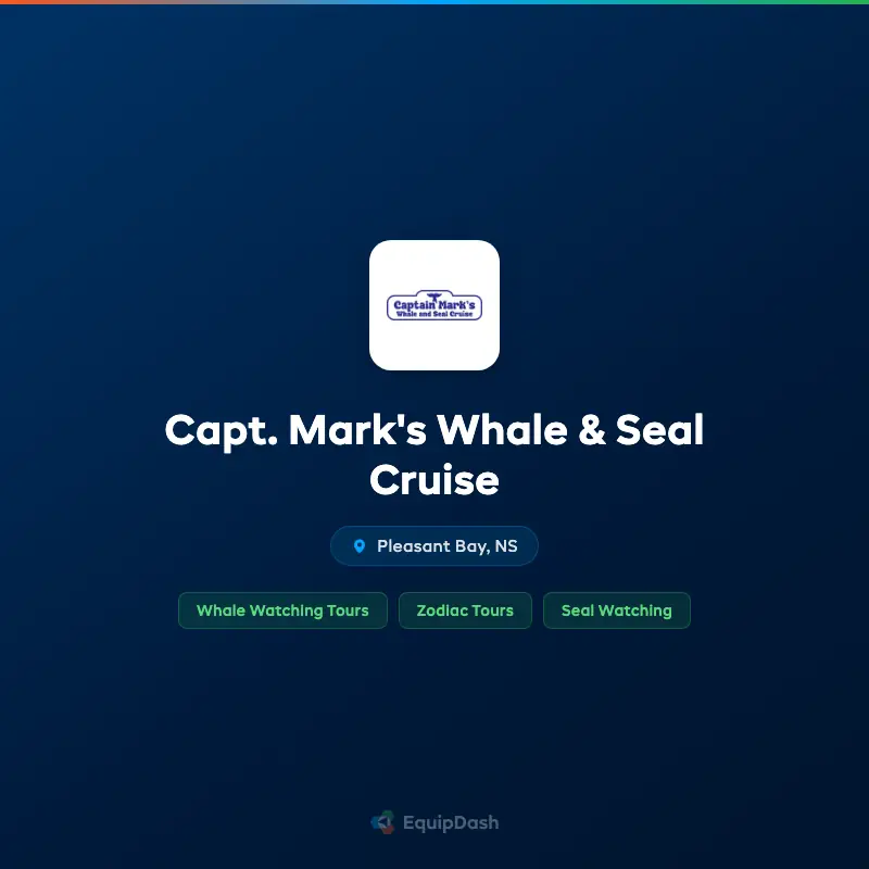 Capt. Mark's Whale & Seal Cruise