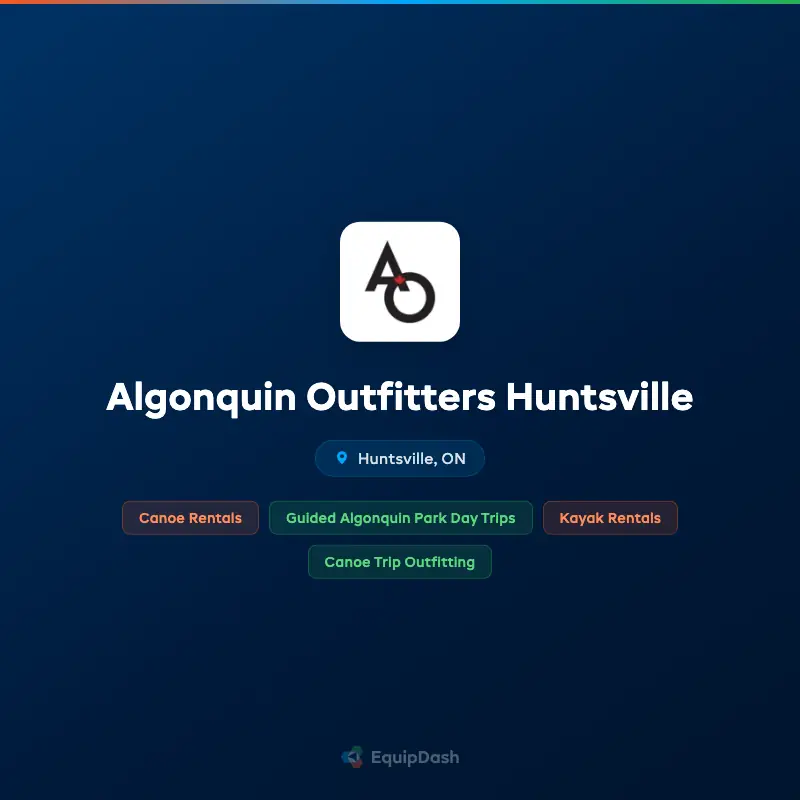 Algonquin Outfitters Huntsville