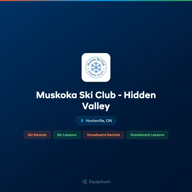 Muskoka Ski Club - Hidden Valley