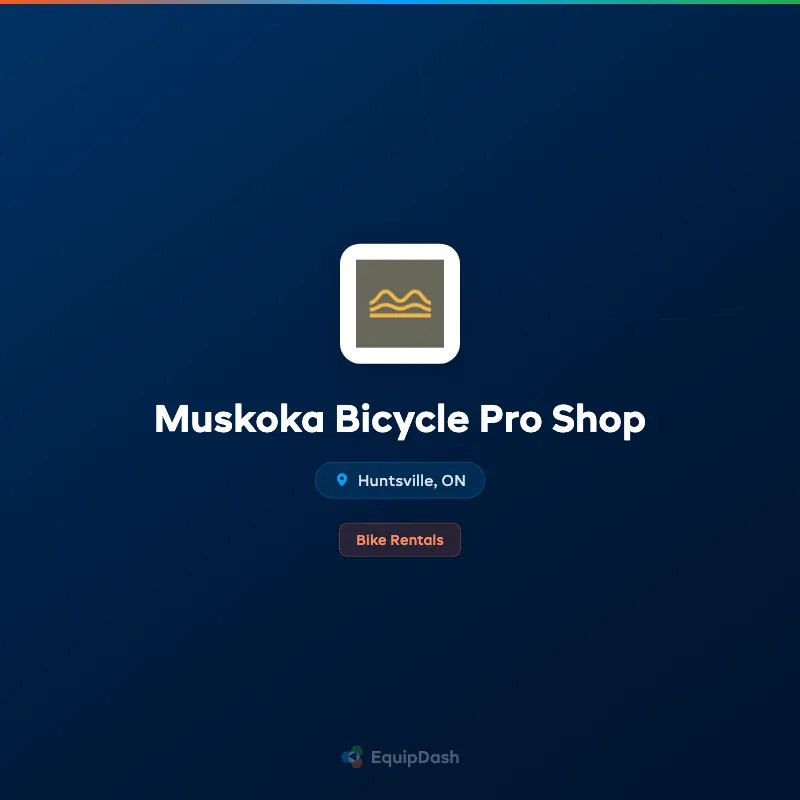 Muskoka Bicycle Pro Shop