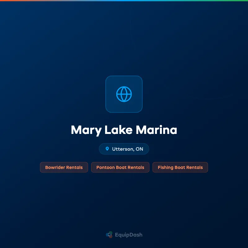 Mary Lake Marina