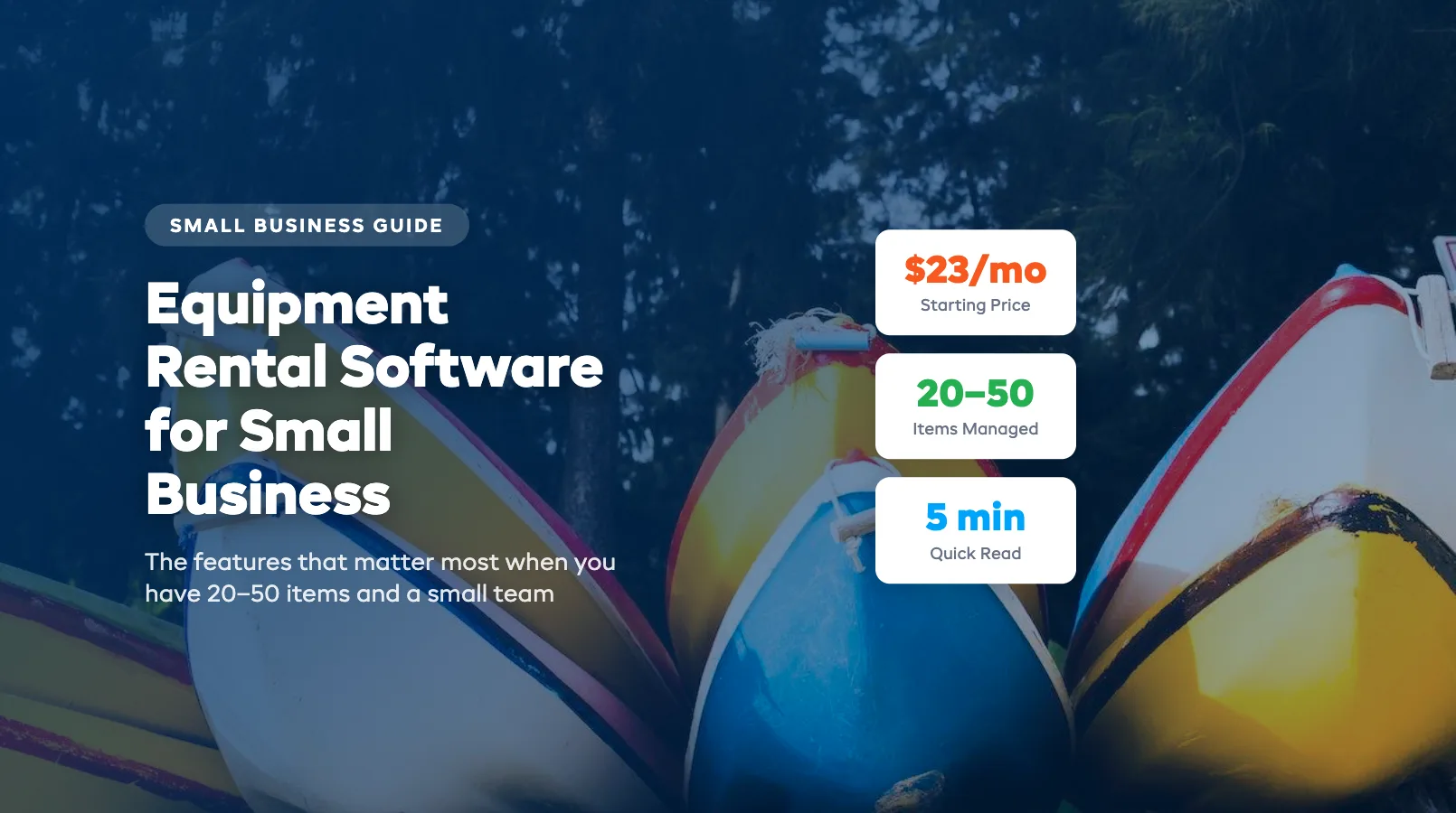 Equipment Rental Software for Small Business: What You Actually Need