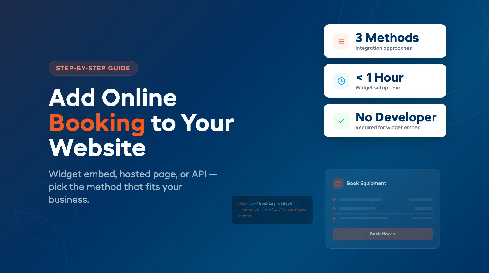 How to Add Online Booking to Your Rental Website