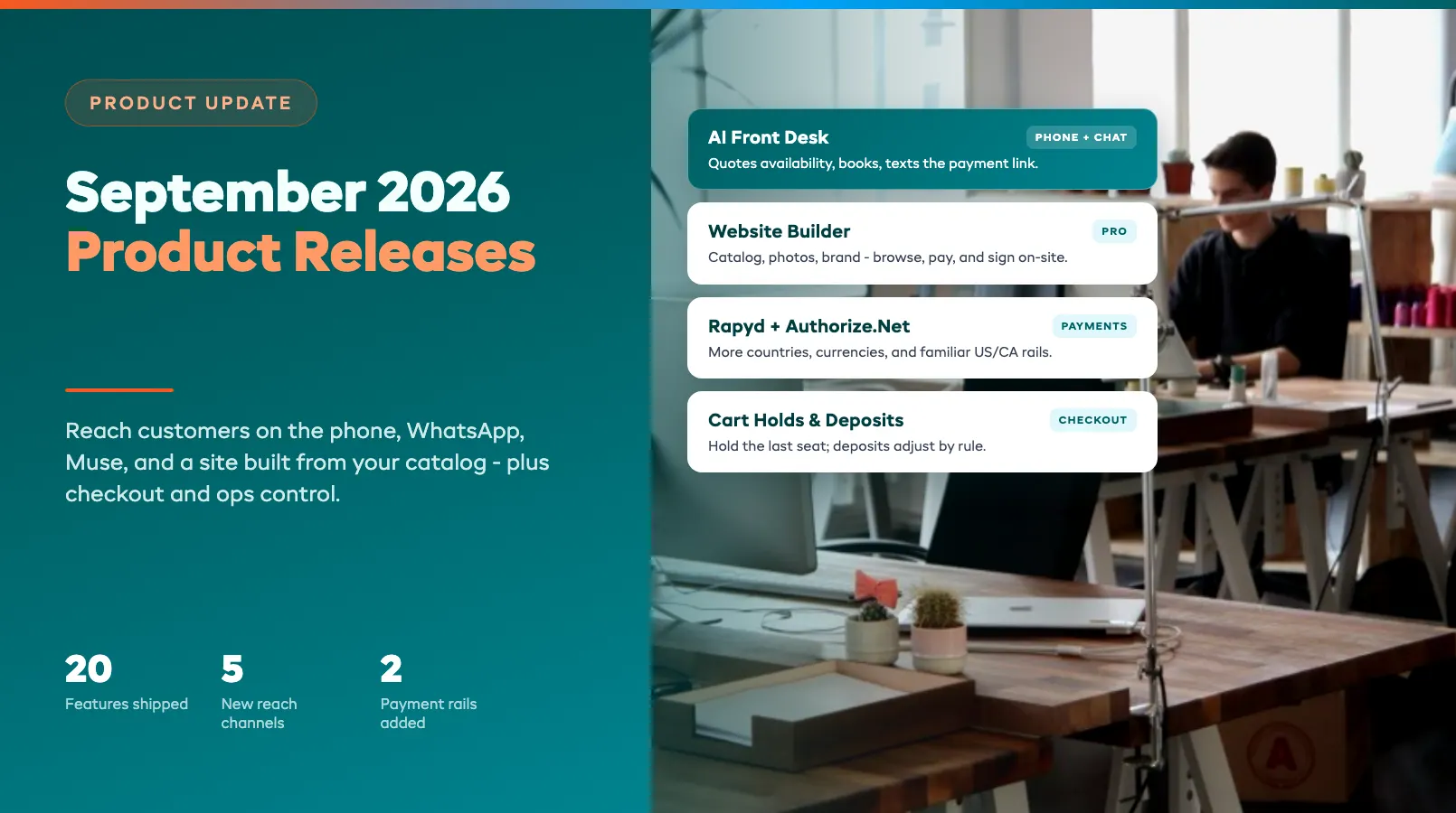September 2026 Product Releases