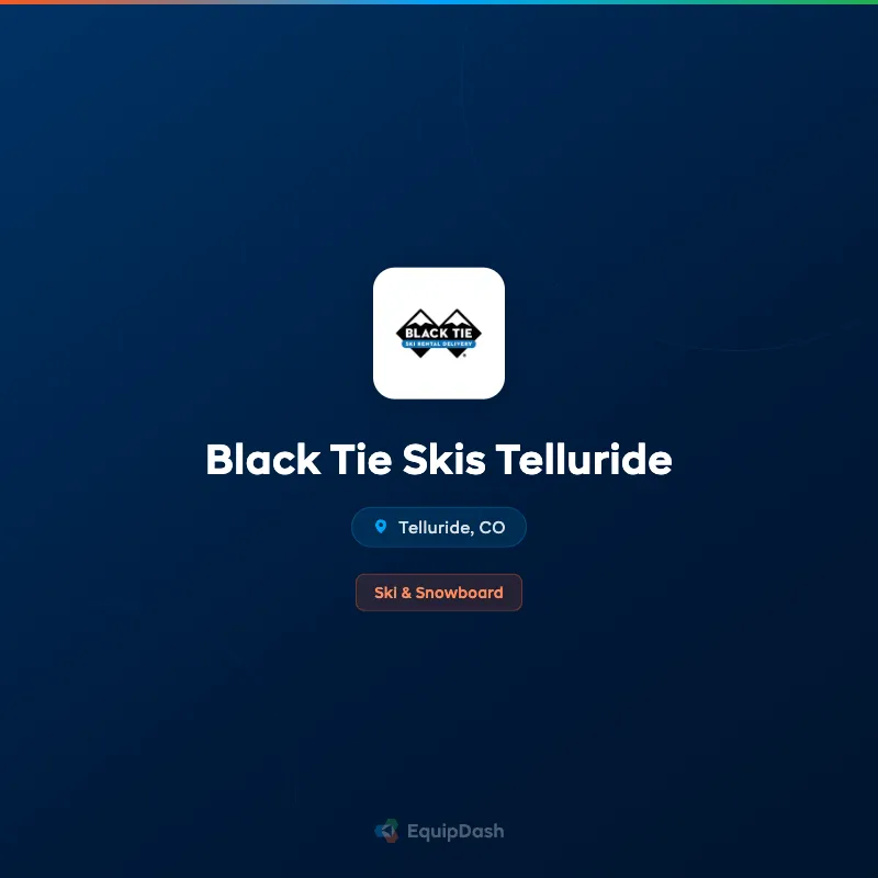 Black Tie Skis Telluride