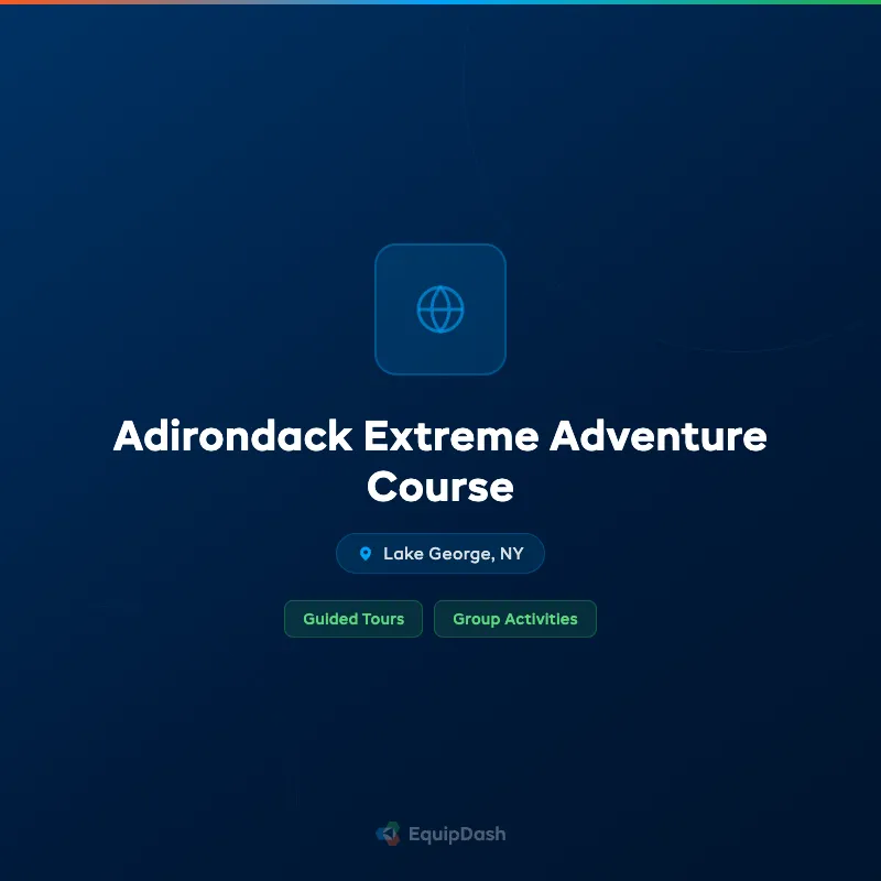 Adirondack Extreme Adventure Course