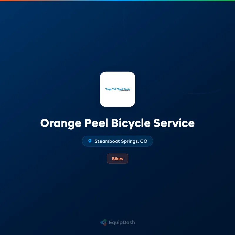 Orange Peel Bicycle Service