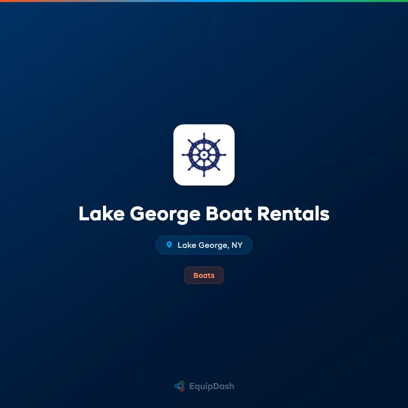 Lake George Boat Rentals