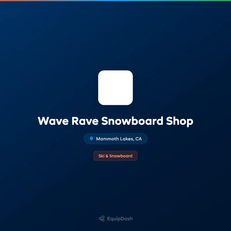 Wave Rave Snowboard Shop