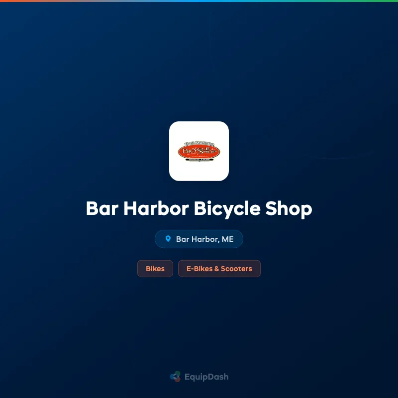 Bar Harbor Bicycle Shop