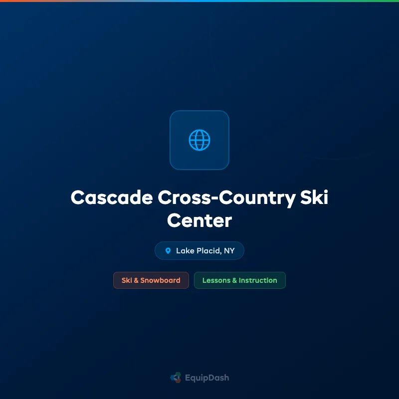 Cascade Cross-Country Ski Center