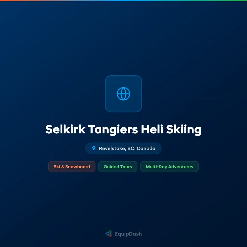 Selkirk Tangiers Heli Skiing