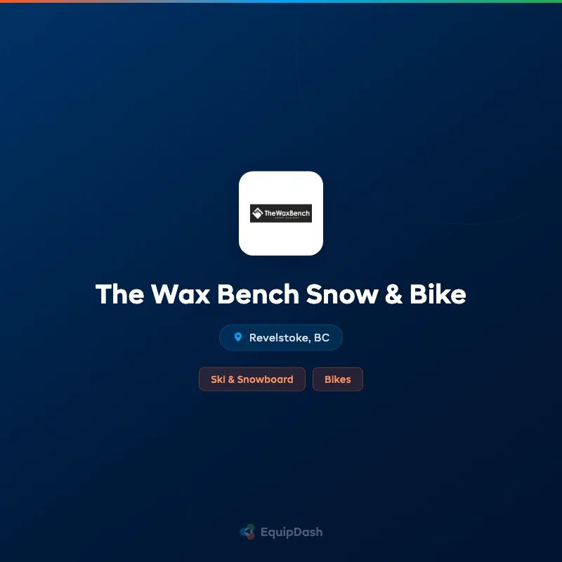 The Wax Bench Snow & Bike