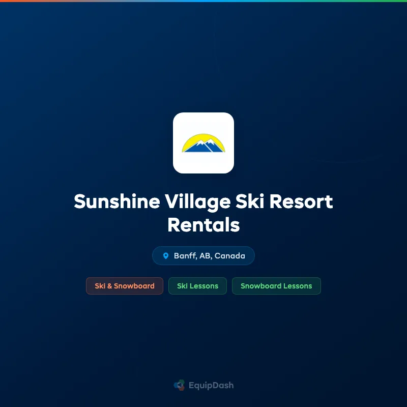 Sunshine Village Ski Resort Rentals