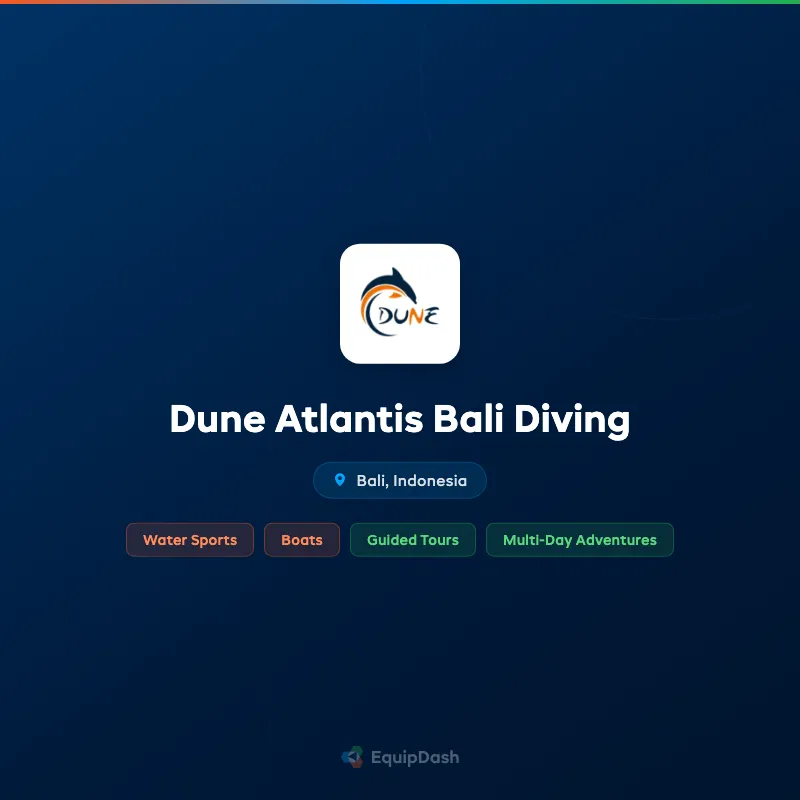 Dune Atlantis Bali Diving