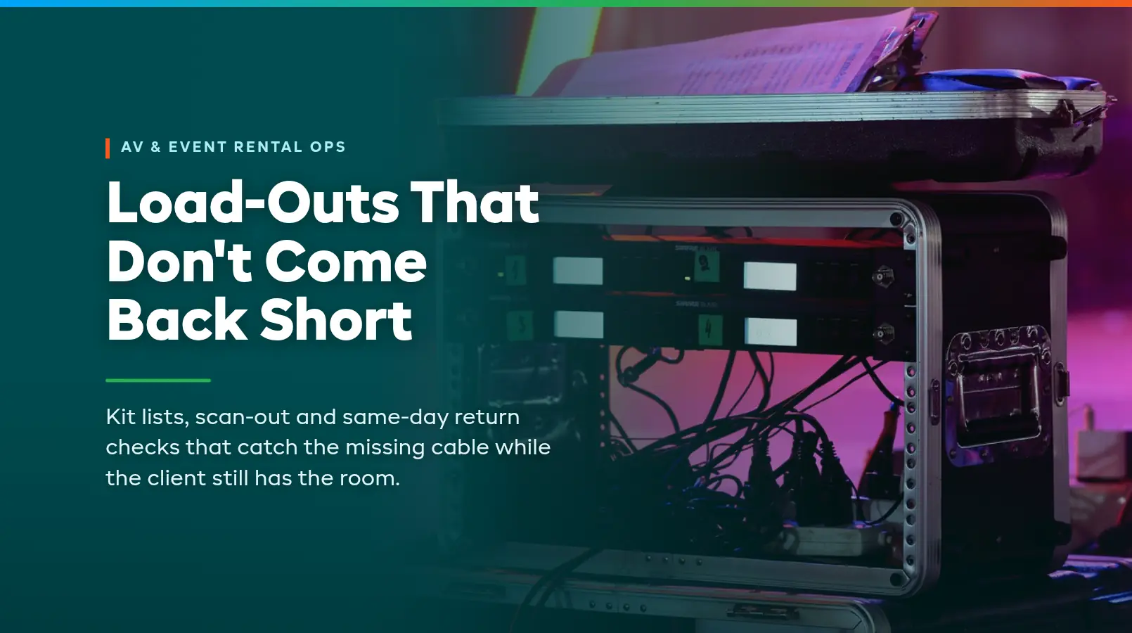 Load-Outs That Don't Come Back Short