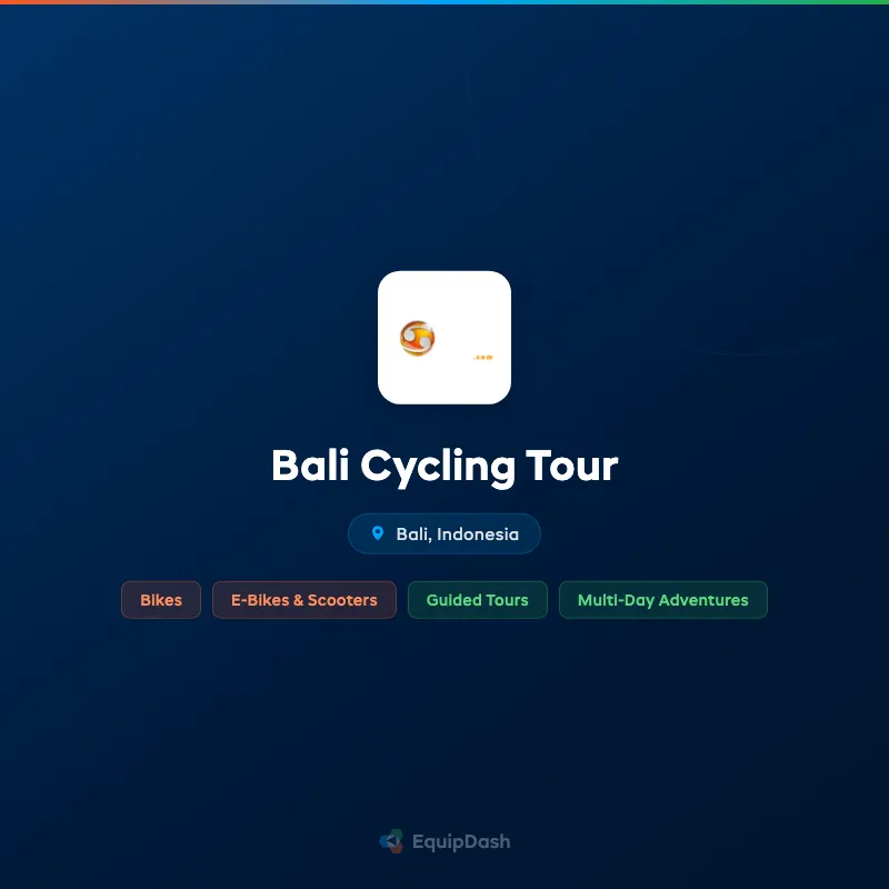 Bali Cycling Tour