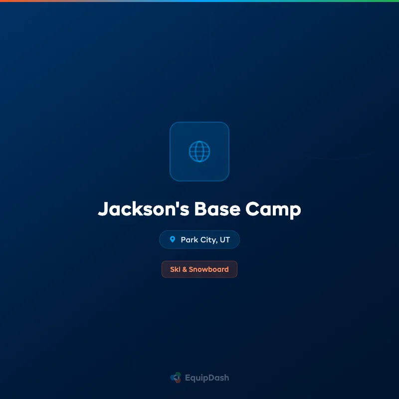 Jackson's Base Camp